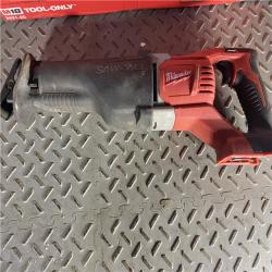 HOUSTON LOCATION - AS-IS Milwaukee M18 18-Volt Lithium-Ion Cordless SAWZALL Reciprocating Saw (Tool-Only)