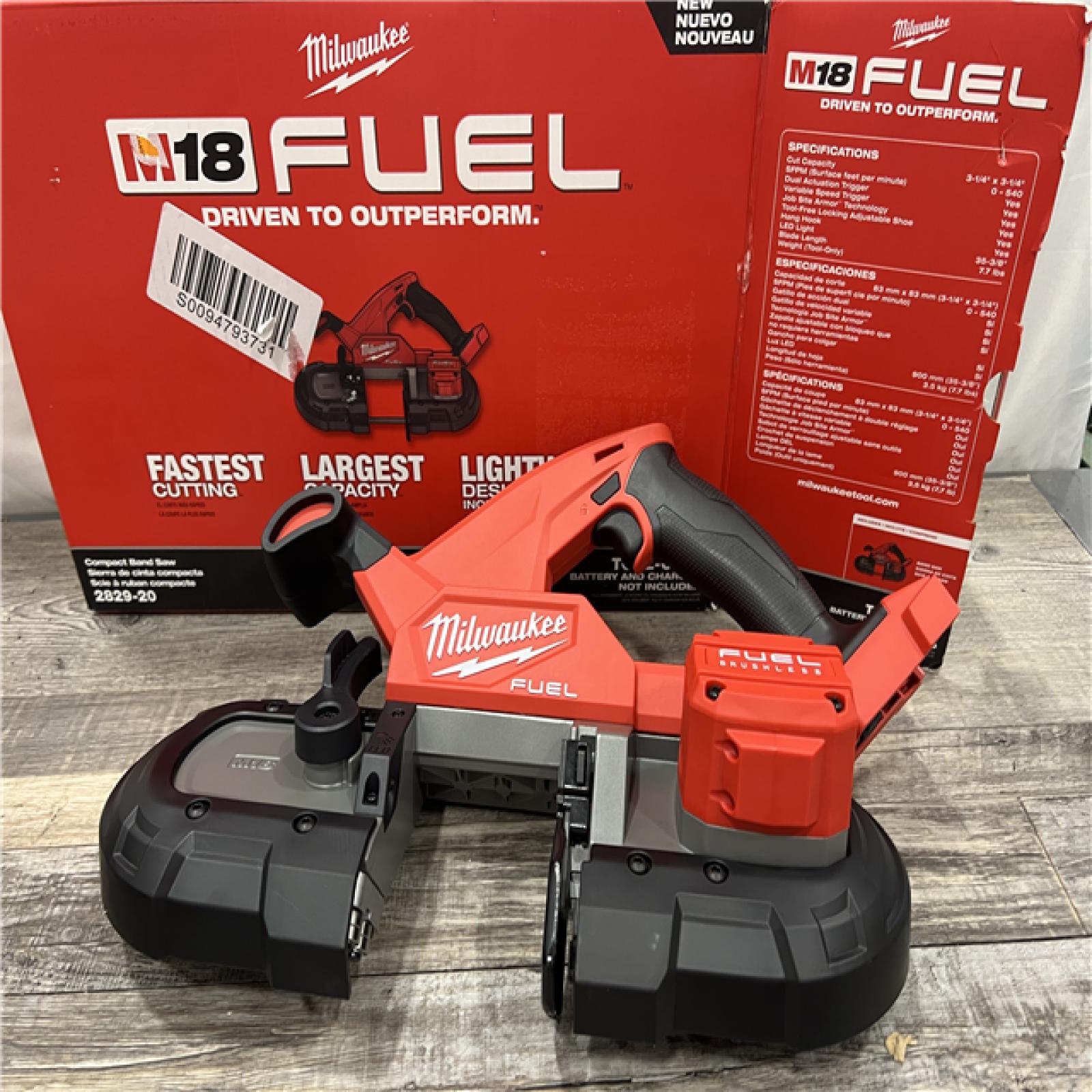 AS-IS Milwaukee M18 FUEL Compact Band Saw