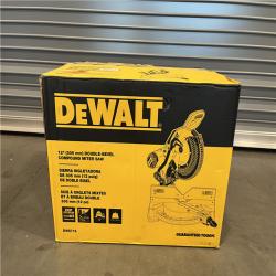 AS-IS DeWalt 15 Amp Corded 12 in. Compound Double Bevel Miter Saw
