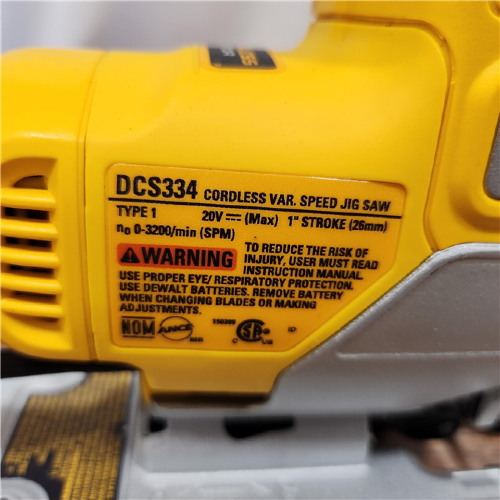 AS-IS 20V MAX XR Cordless Brushless Jigsaw (Tool Only)