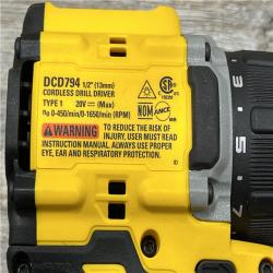 AS-IS DEWALT ATOMIC 20-Volt MAX Lithium-Ion Cordless Combo Kit (2-Tool) with (2) 2.0Ah Batteries, Charger and Bag