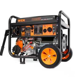 DALLAS LOCATION - WEN 11000/8300-Watt 120V/240V Dual Fuel Transfer-Switch Ready Electric Start Portable Generator w Wheel Kit and CO Watchdog