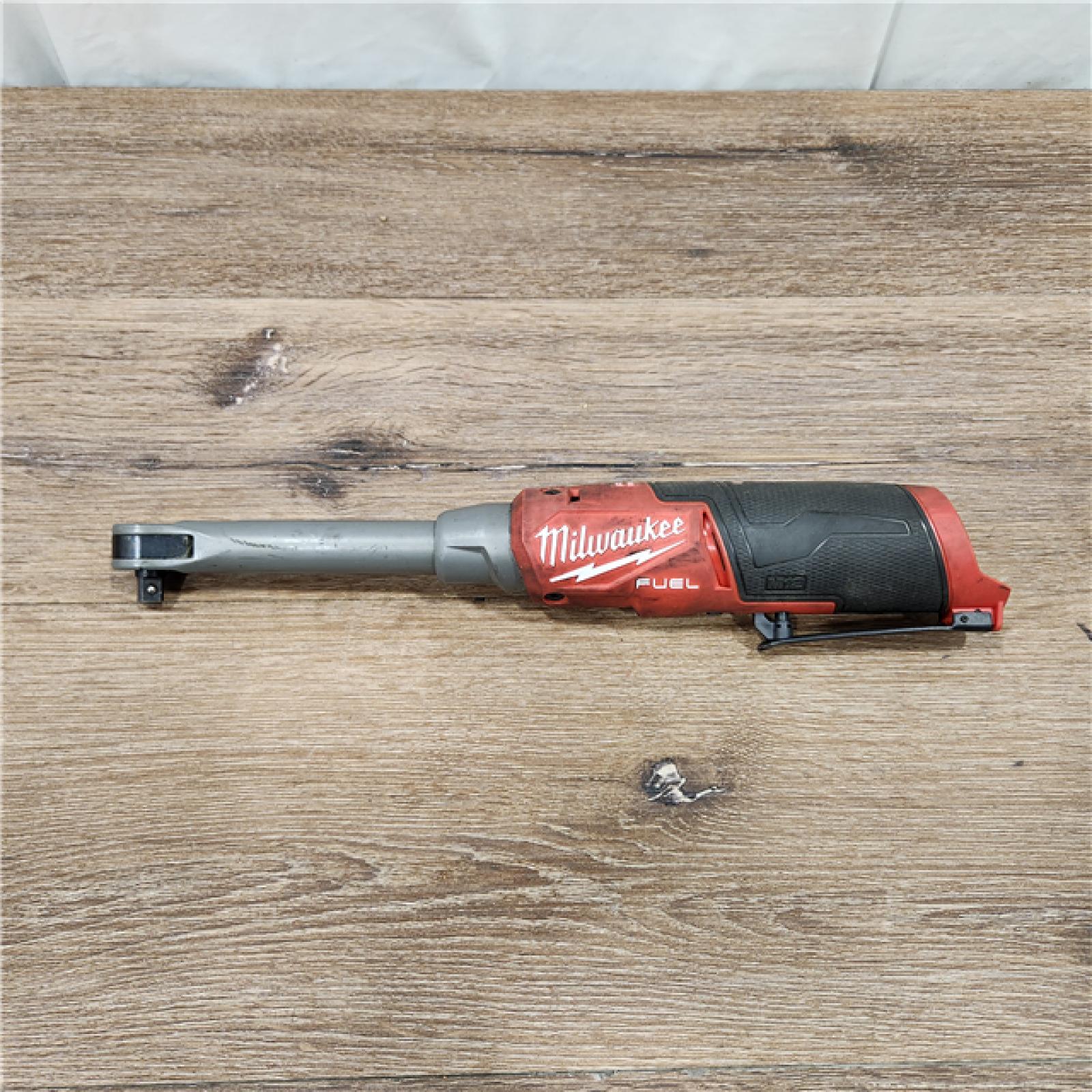 AS-IS Milwaukee M12 FUEL Brushless Cordless 3/8 Extended Reach High Speed Ratchet (Tool Only)