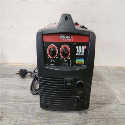 Phoenix Location Lincoln Electric Weld-Pak 180 Amp MIG Flux-Core Wire Feed Welder, 230V, Aluminum Welder