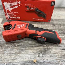 AS-IS MILWAUKEE M12 12V Lithium-Ion Cordless Copper Tubing Cutter (Tool-Only)