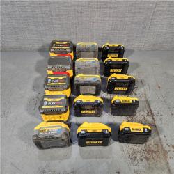 HOUSTON LOCATION - AS-IS DEWALT BATTERY PACK QTY - 15