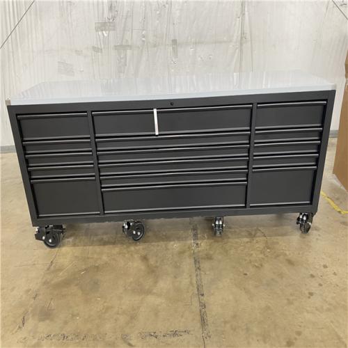 Houston Location - AS-IS Husky 96in.16 Drawer Mobile WorkBench