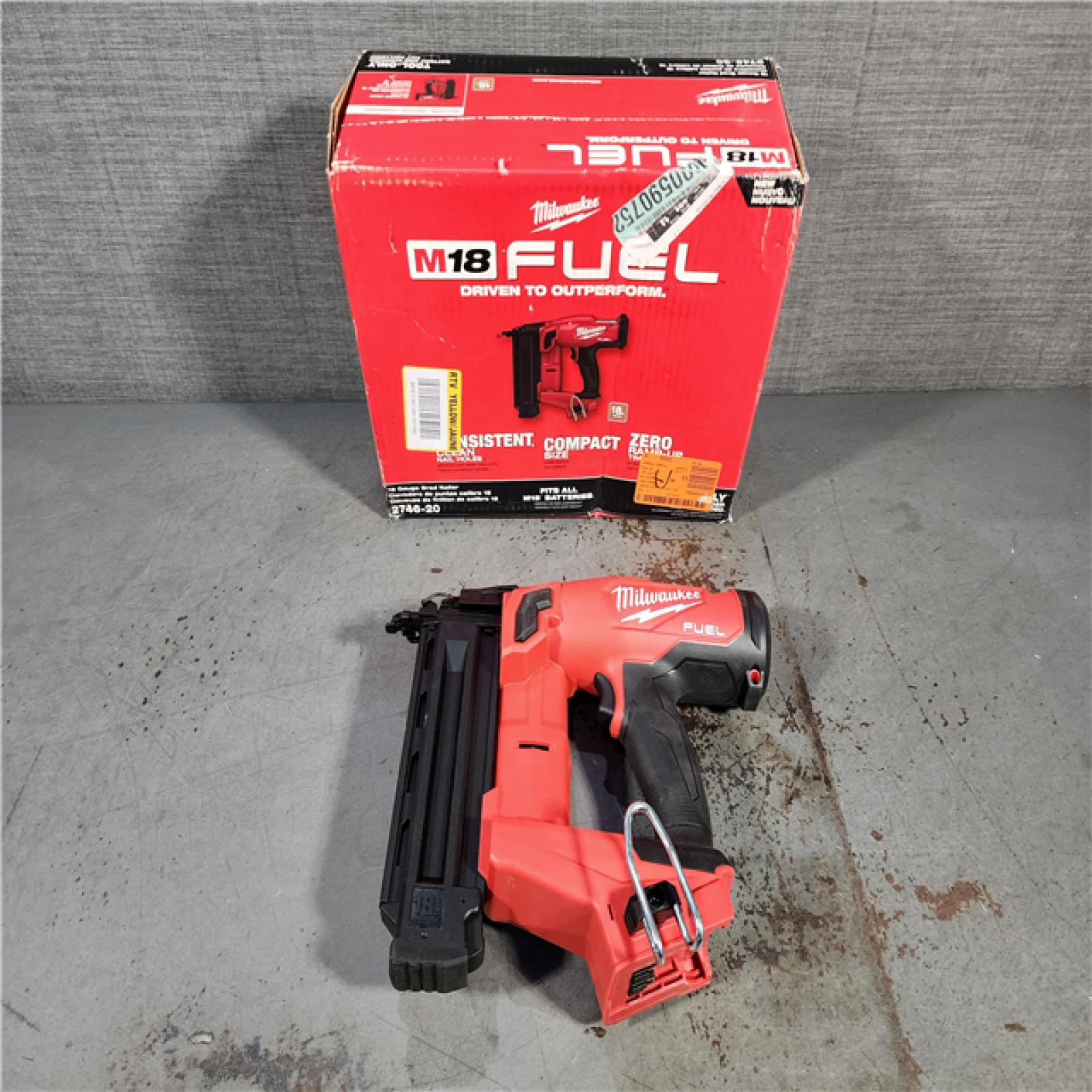 HOUSTON LOCATION - AS-IS (APPEARS LIKE NEW) Milwaukee M18 Fuel 18V Brushless 18-Gauge Brad Nailer 2746-20 (Bare Tool)