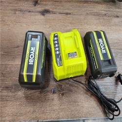 AS-IS RYOBI 40V HP Brushless Cordless 190 MPH 730 CFM Jet Fan Leaf Blower Kit