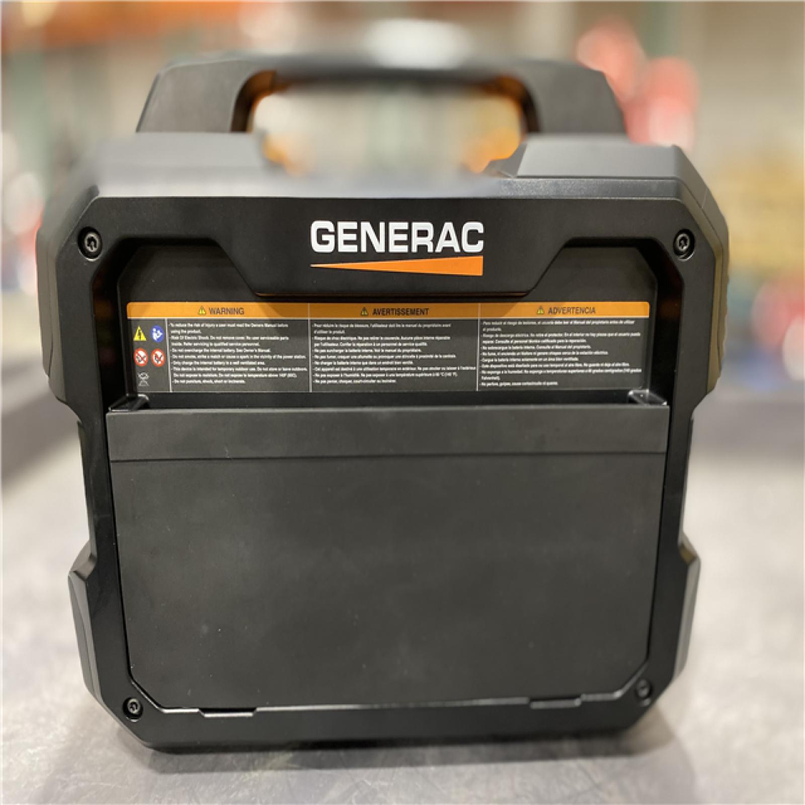 DALLAS LOCATION LIKE NEW! - Generac GB1000 1086wH Portable Power Station with Lithium-Ion Battery, Battery Generator for Outdoor, Camping, Solar Charging