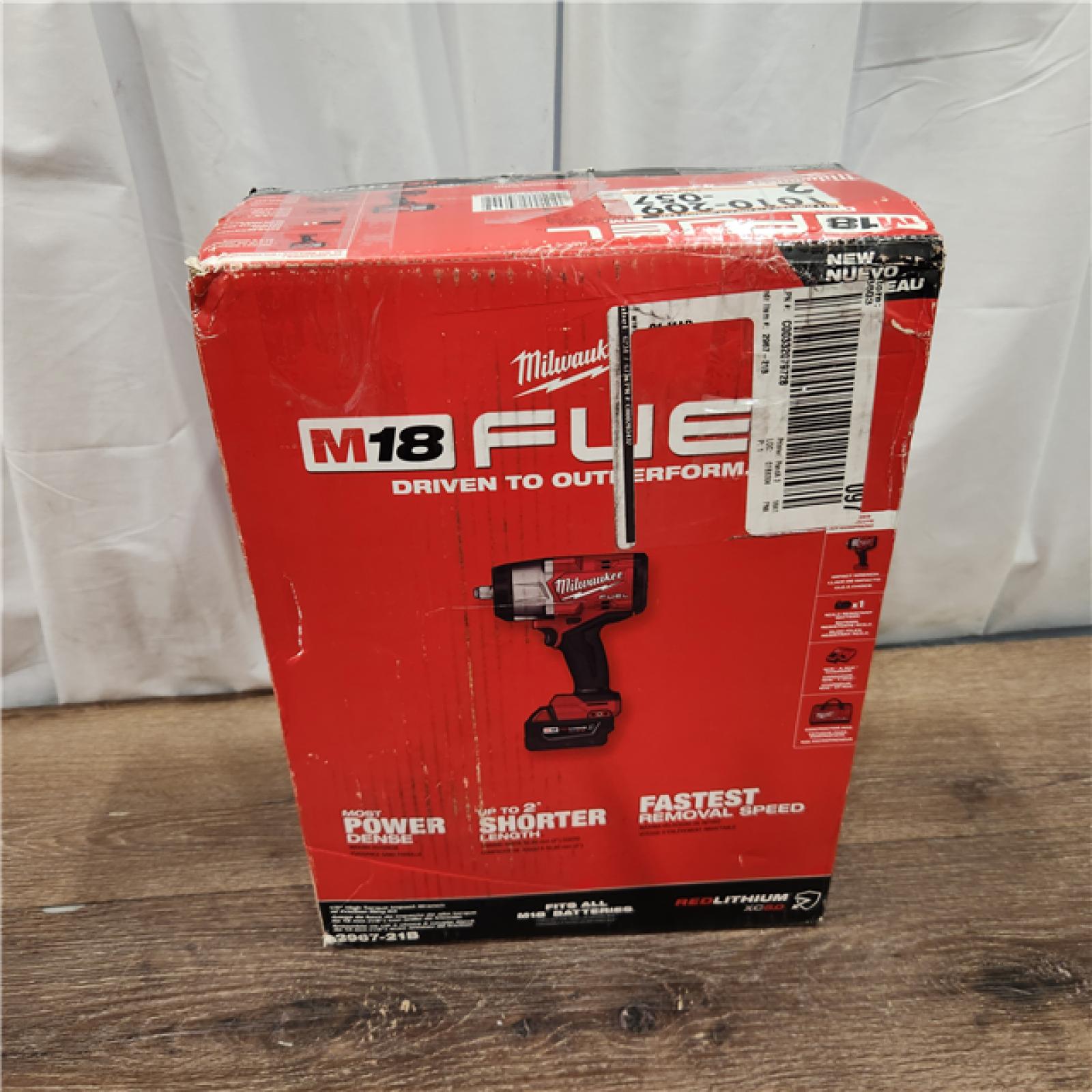 AS-IS Milwaukee M18 1/2 in. Cordless Brushless High Torque Impact Wrench Kit (Battery & Charger)