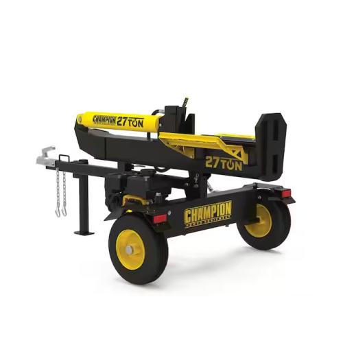 DALLAS LOCATION - Champion Power Equipment 27 Ton 224 cc Gas Powered Hydraulic Wood Log Splitter with Vertical/Horizontal Operation and Auto Return