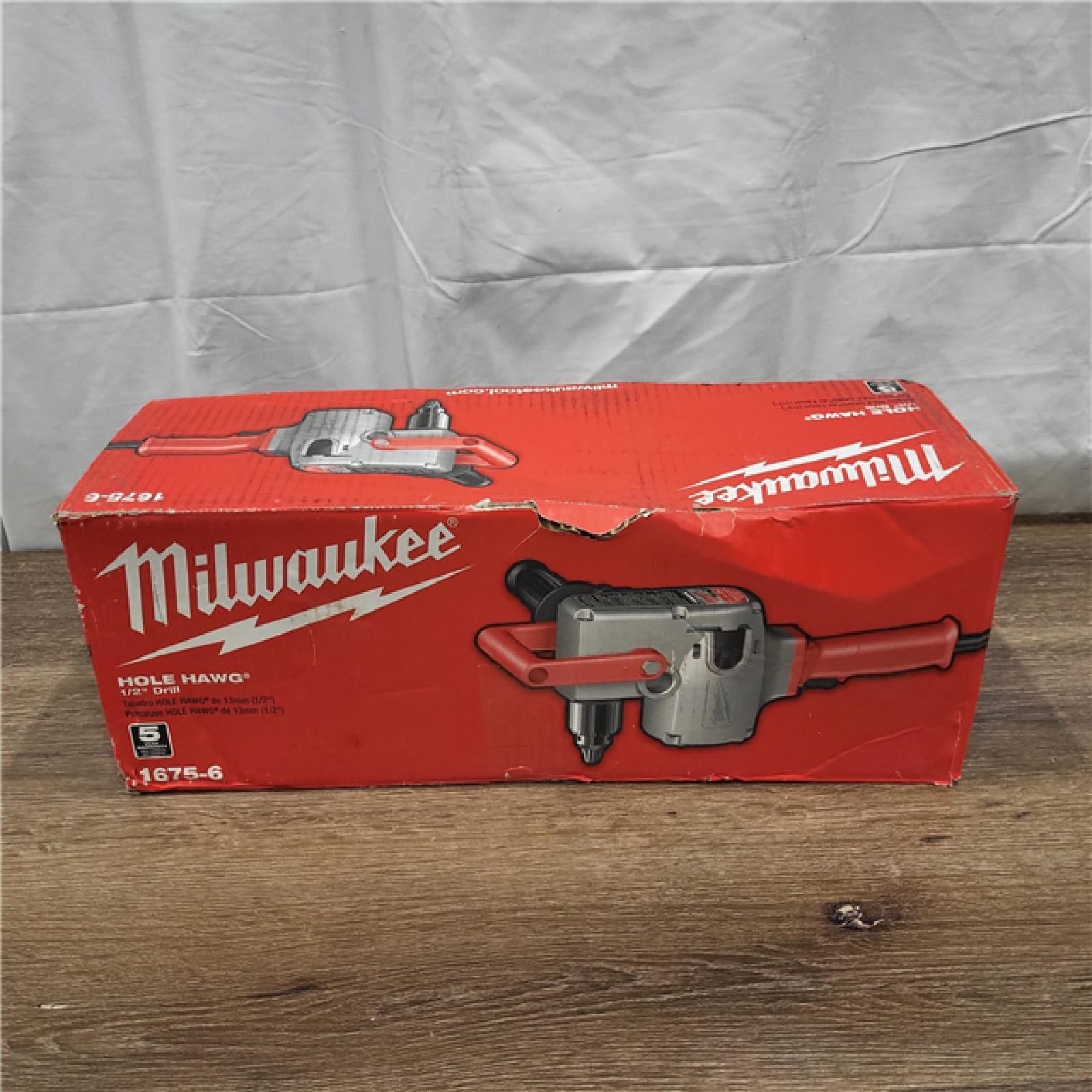 AS-IS Milwaukee 7.5 Amp 1/2 in. Hole Hawg Heavy-Duty Corded Drill