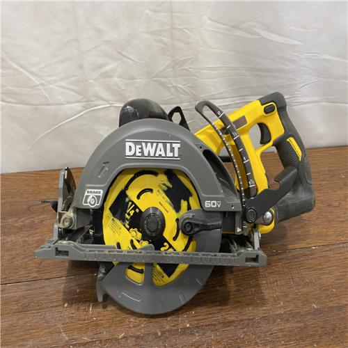 AS-ISDEWALT FLEXVOLT 60V MAX Cordless Brushless 7-1/4 in. Wormdrive Style Circular Saw (Tool Only)