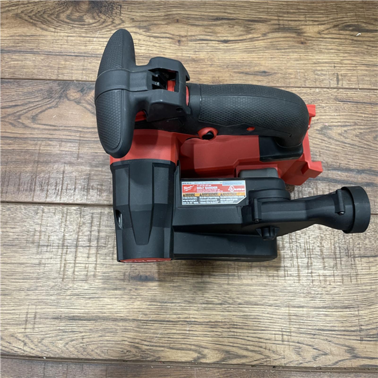 AS-IS Milwaukee M18 FUEL 18-Volt Lithium-Ion Cordless Belt Sander (Tool-Only)