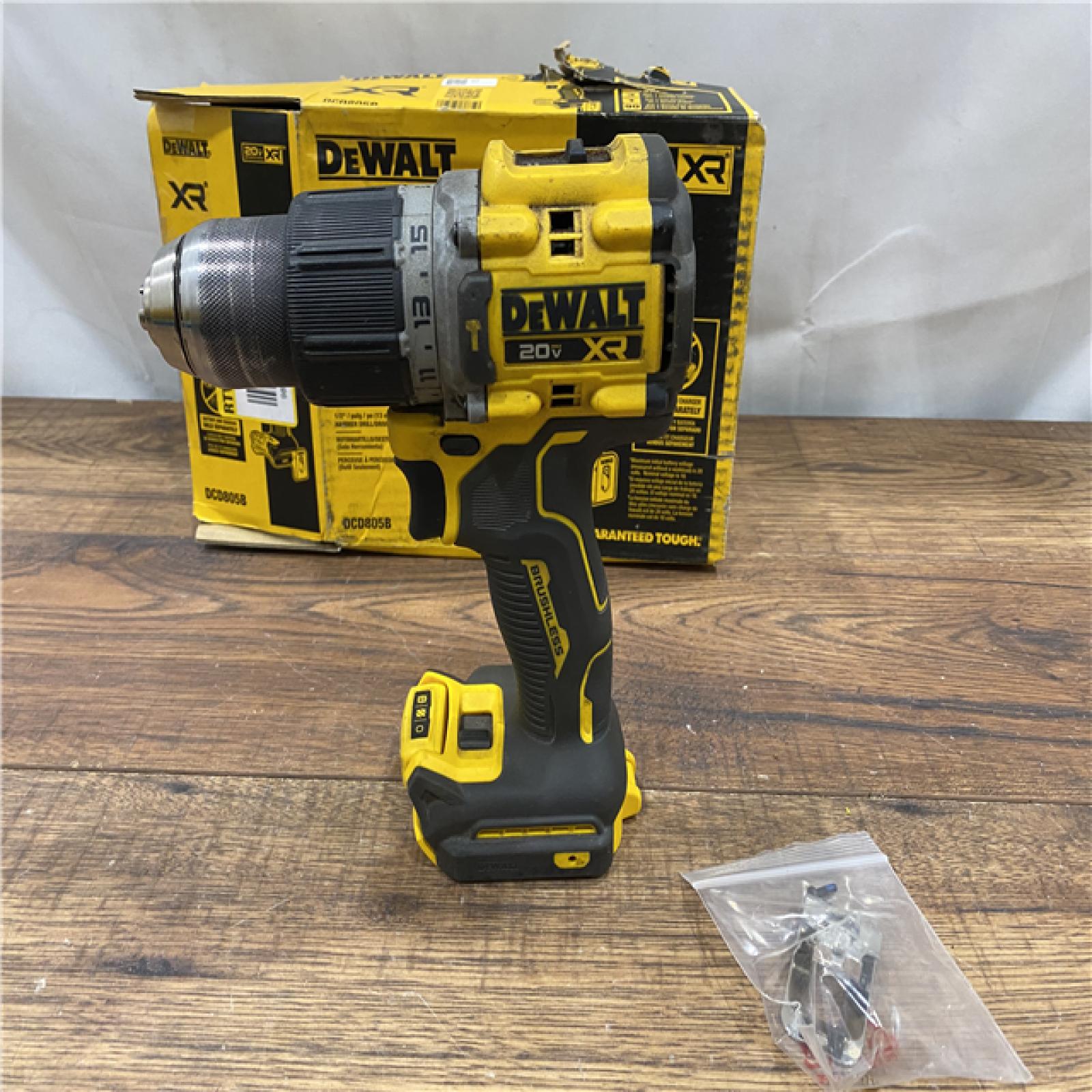 AS IS DEWALT 20-Volt Compact Cordless 1/2 in. Hammer Drill (Tool-Only)