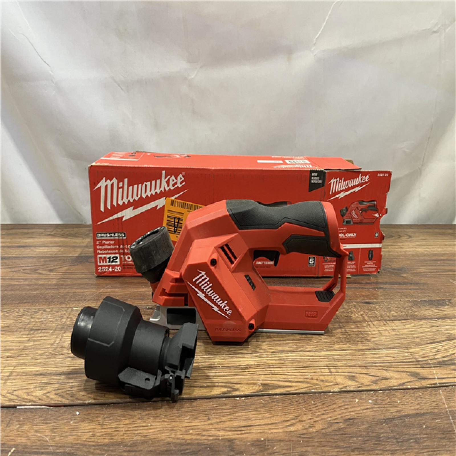 AS IS Milwaukee M12 Brushless 2-inch Planer, Tool Only