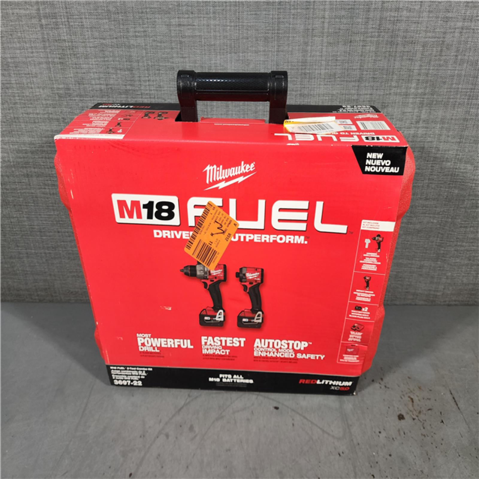 HOUSTON LOCATION - AS-IS (APPEARS LIKE NEW) M18 FUEL 18V Lithium-Ion Brushless Cordless Hammer Drill and Impact Driver Combo Kit (2-Tool) with 2 Batteries