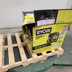 Dallas Location - As-Is RYOBI 4000-Watt Gasoline Powered Digital Inverter Generator(Lot Of 2)