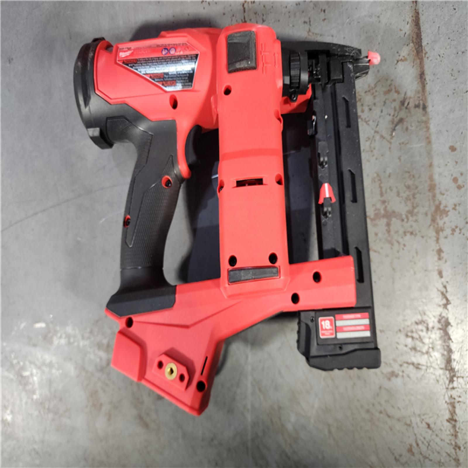 HOUSTON LOCATION - AS-IS M18 FUEL 18-Volt Lithium-Ion Brushless Cordless 18-Gauge 1/4 in. Narrow Crown Stapler (Tool-Only)