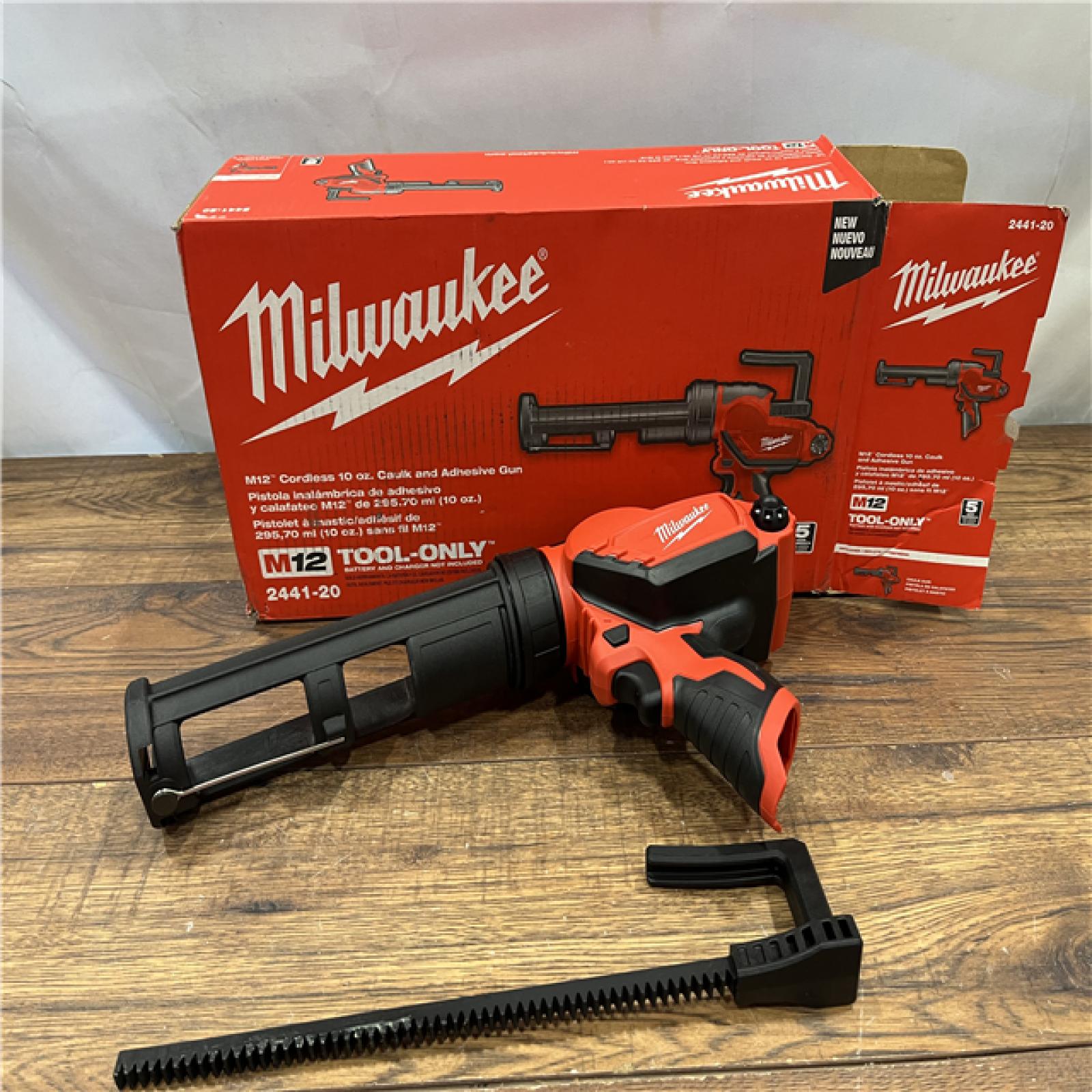 Milwaukee 2441-20 M12 12V Cordless 10oz Caulk and  (Tool Only)