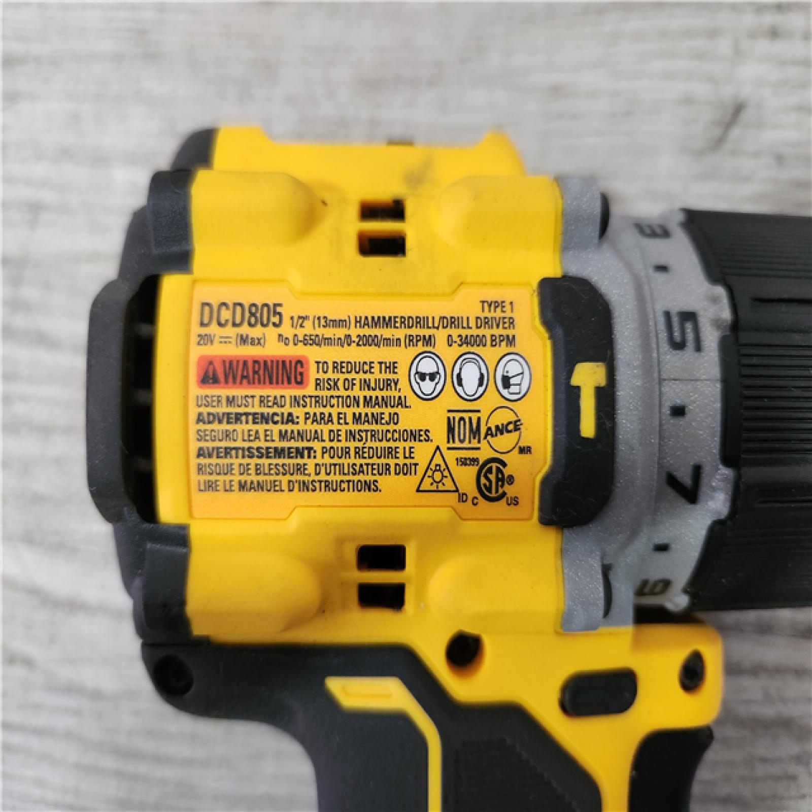 Phoenix Location DEWALT 20V Lithium-Ion Compact Cordless 1/2 in. Hammer Drill with 20V MAX XR 5 Ah Battery Pack and Charger