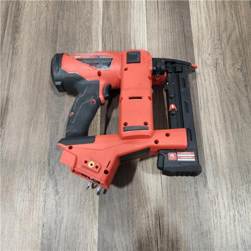 AS IS MILWAUKEE M18 FUEL 18-Volt Lithium-Ion Brushless Cordless 18-Gauge 1/4 in. Narrow Crown Stapler (Tool-Only)