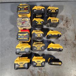 HOUSTON LOCATION - AS-IS DEWALT BATTERY PACK QTY - 15