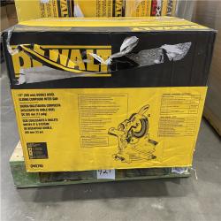 DEWALT 12 Double Bevel Sliding Compound Miter Saw - Appears in like new condition