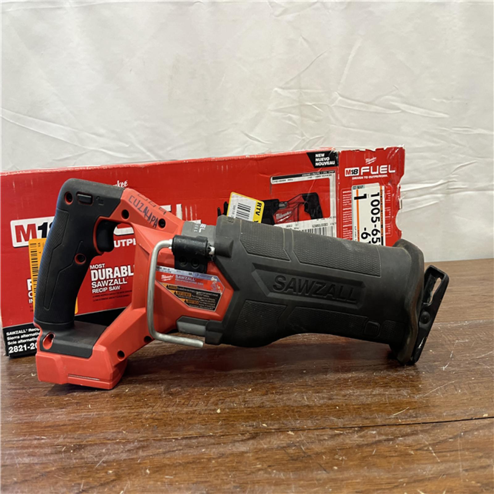 AS-IS Milwaukee M18 18V Fuel Sawzall 1-1/4  Reciprocating Saw Cordless Lithium-Ion Brushless 2821-20