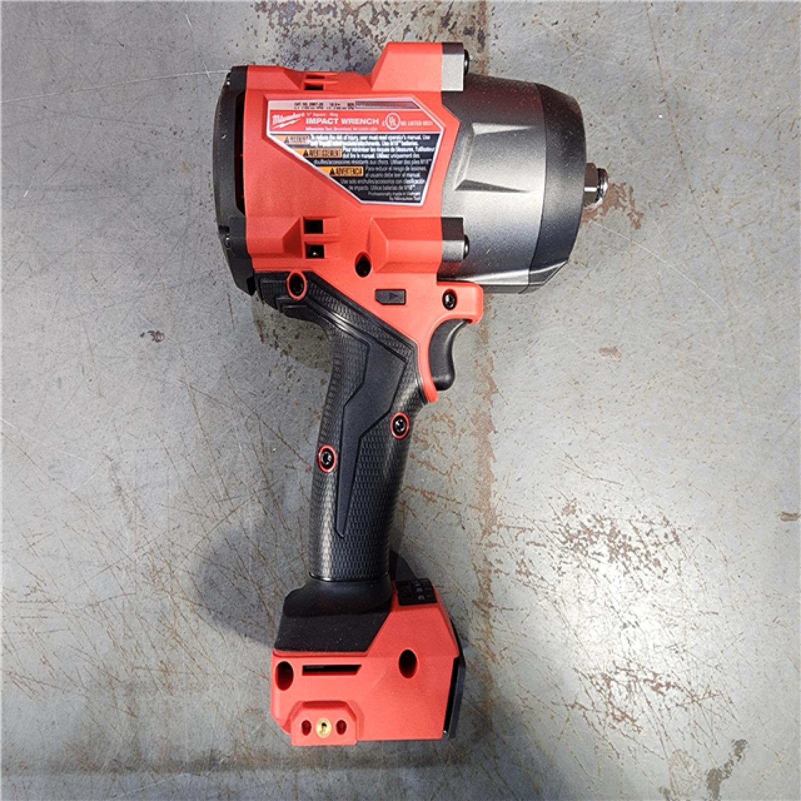 HOUSTON LOCATION - AS-IS (APPEARS LIKE NEW) Milwaukee M18 1/2 in. Cordless Brushless High Torque Impact Wrench Kit (Battery & Charger)