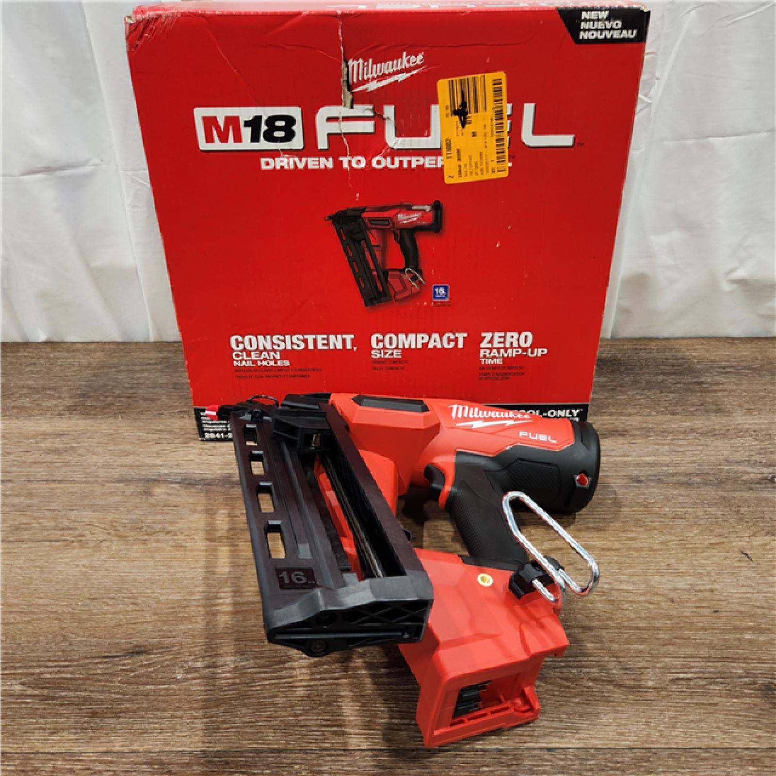 AS-IS Milwaukee M18 FUEL  Brushless Cordless Gen II 16-Gauge Angled Finish Nailer (Tool-Only)