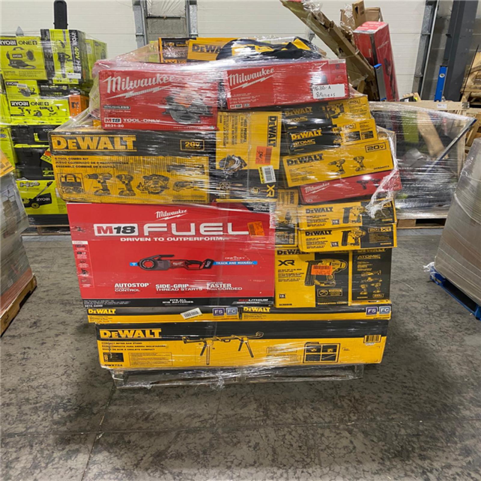 Pittston Location - AS-IS Power Tools Partial Lot ( 8 Pallets) 4636-A