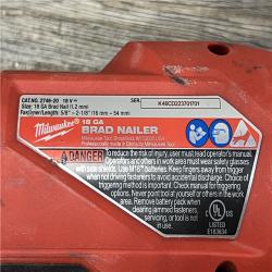 AS-IS Milwaukee M18 FUEL 18 Gauge Brad Nailer