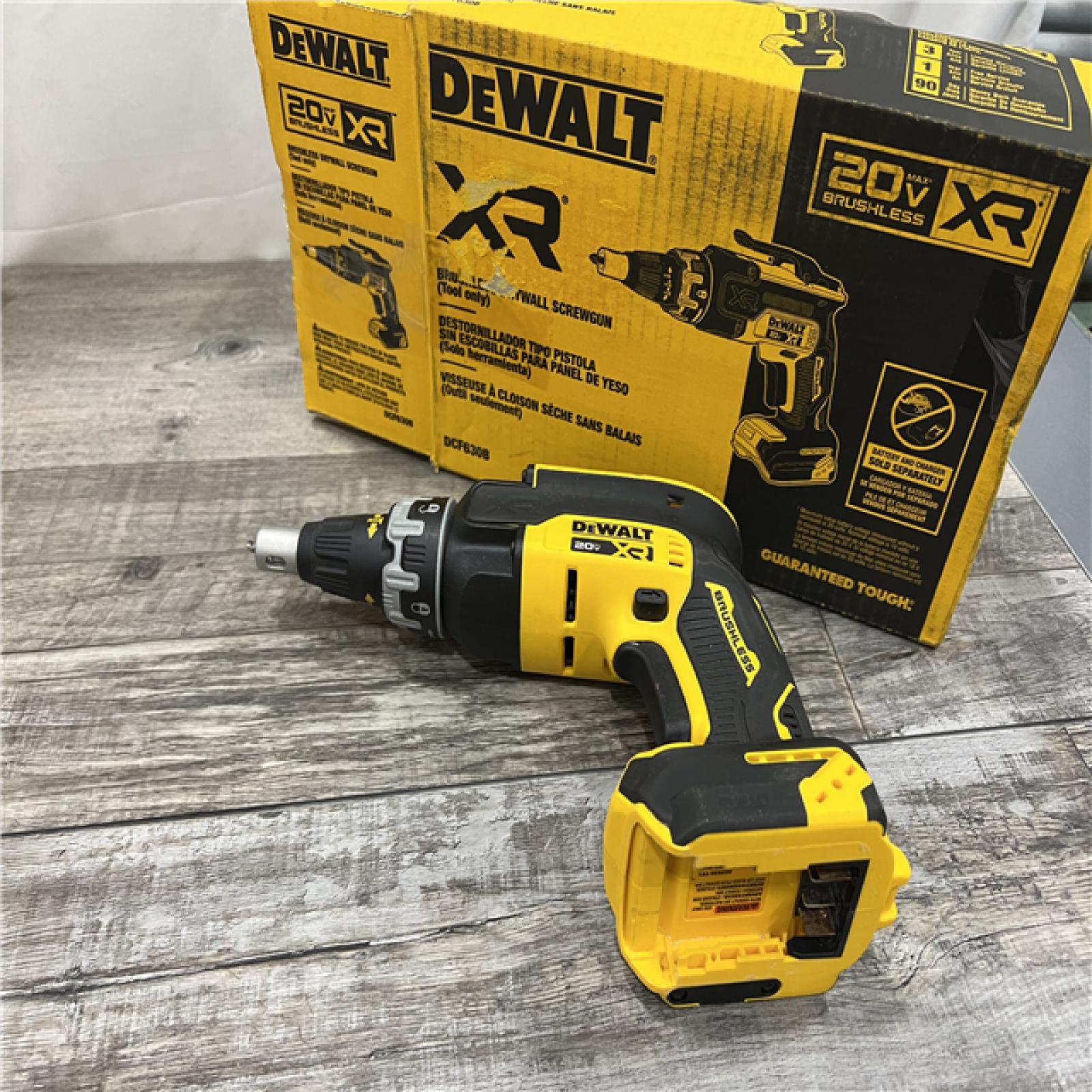 AS-IS DeWalt DCF630B 20V Cordless Brushless Screw Gun (Tool Only)