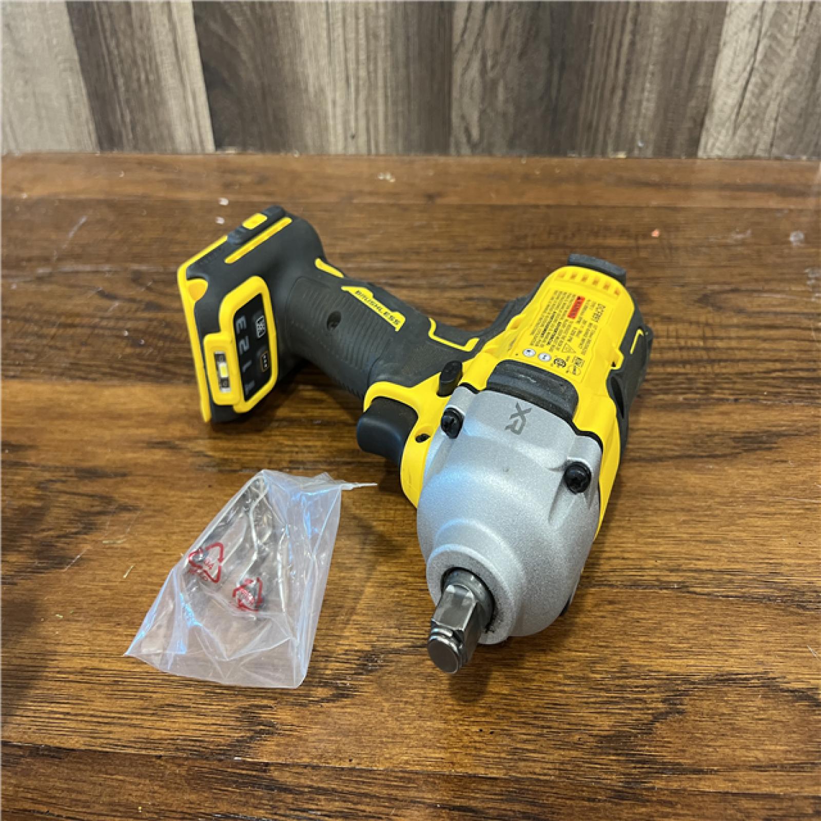 AS-IS DeWalt 20V MAX 1/2 in. Cordless Brushless Mid-Range Impact Wrench (Tool Only)