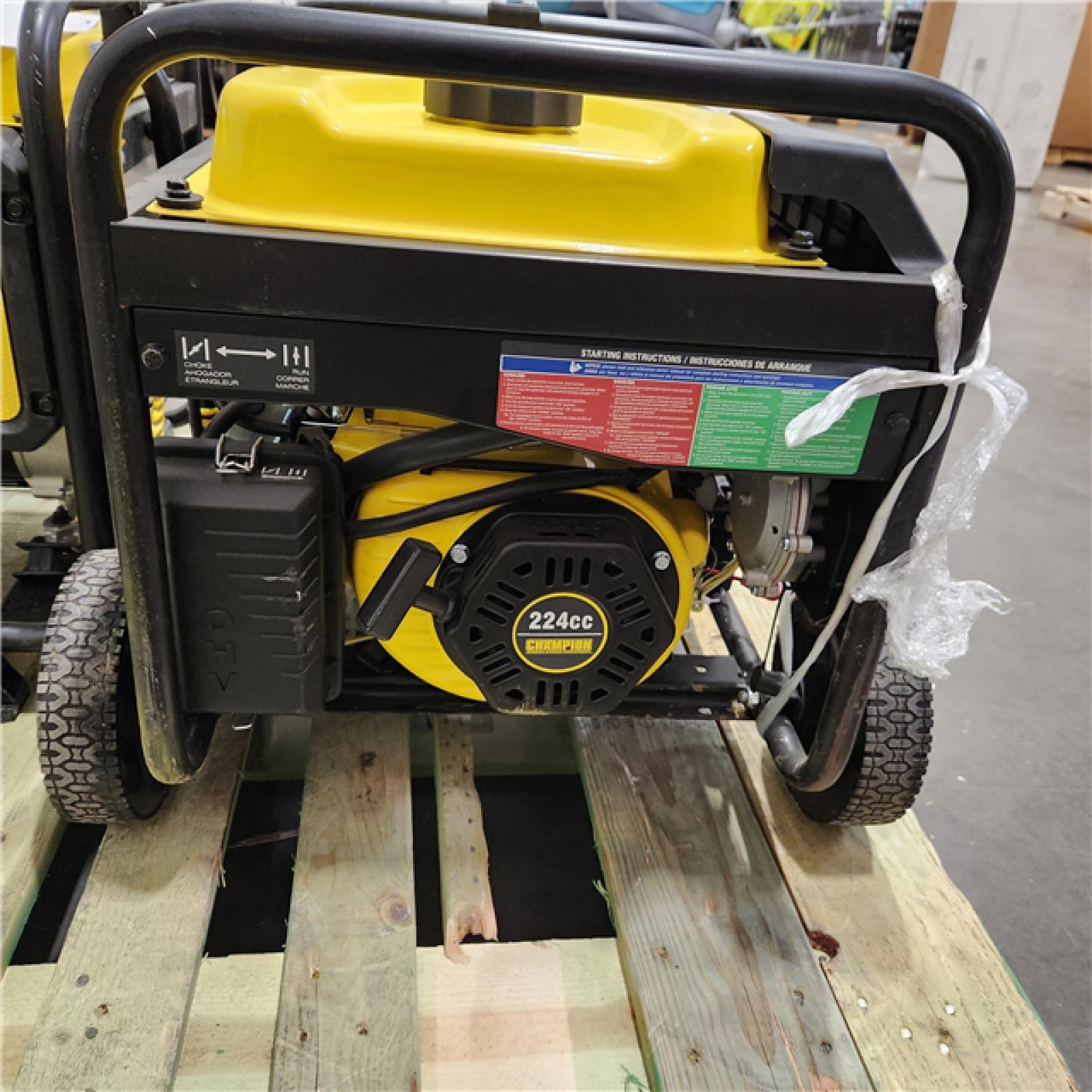 Dallas Location - As-Is Champion Power Equipment 4750-Watt Portable Generator