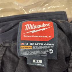 AS-IS Milwaukee M12 Lithium-Ion Cordless Black Heated Jacket Hoodie Kit (X-Large)