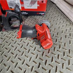 HOUSTON LOCATION - AS-IS (APPEARS LIKE NEW) M12 FUEL 12V 3 in. Lithium-Ion Brushless Cordless Cut Off Saw Kit with One 4.0 Ah Battery Charger and Bag