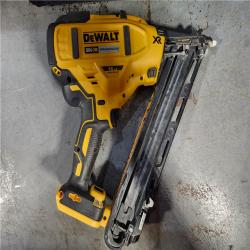 HOUSTON LOCATION - AS-IS DEWALT 20V MAX XR 15 Ga. Cordless 34 Deg Nailer 20 V