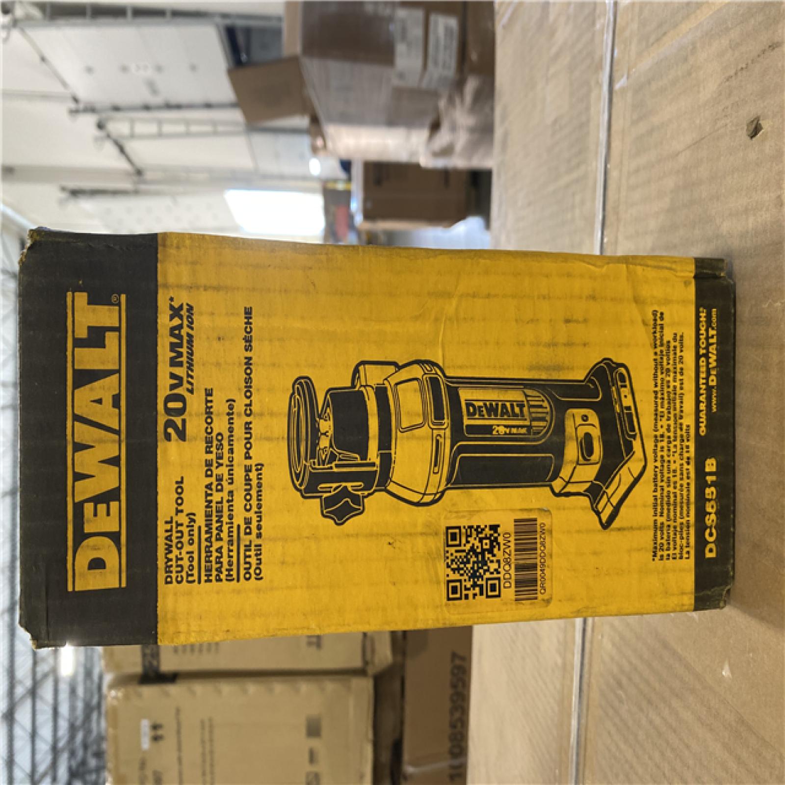 NEW! - DEWALT 20V MAX 1/4 in. and 1/8 in. Cordless Drywall Cut-Out Tool (Tool Only)