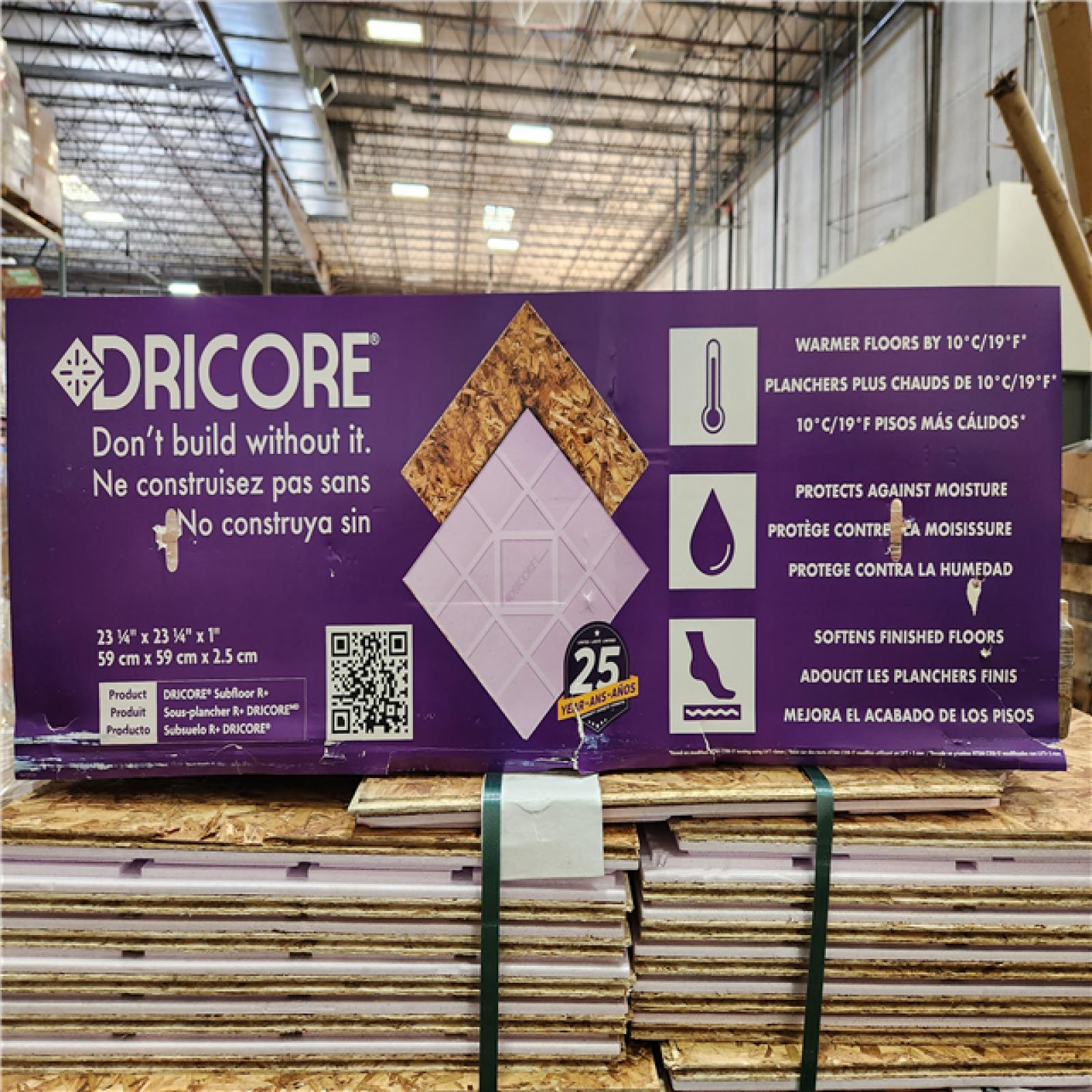 Phoenix Location DRICORE® Subfloor R+ Pallet