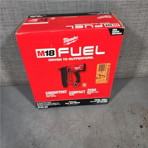 HOUSTON LOCATION - AS-IS (APPEARS LIKE NEW) Milwaukee M18 Fuel 18V Brushless 18-Gauge Brad Nailer 2746-20 (Bare Tool)