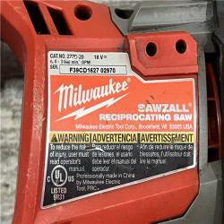 AS-IS Milwaukee M18 FUEL 18-Volt Lithium-Ion Brushless Cordless SAWZALL Reciprocating Saw (Tool-Only)