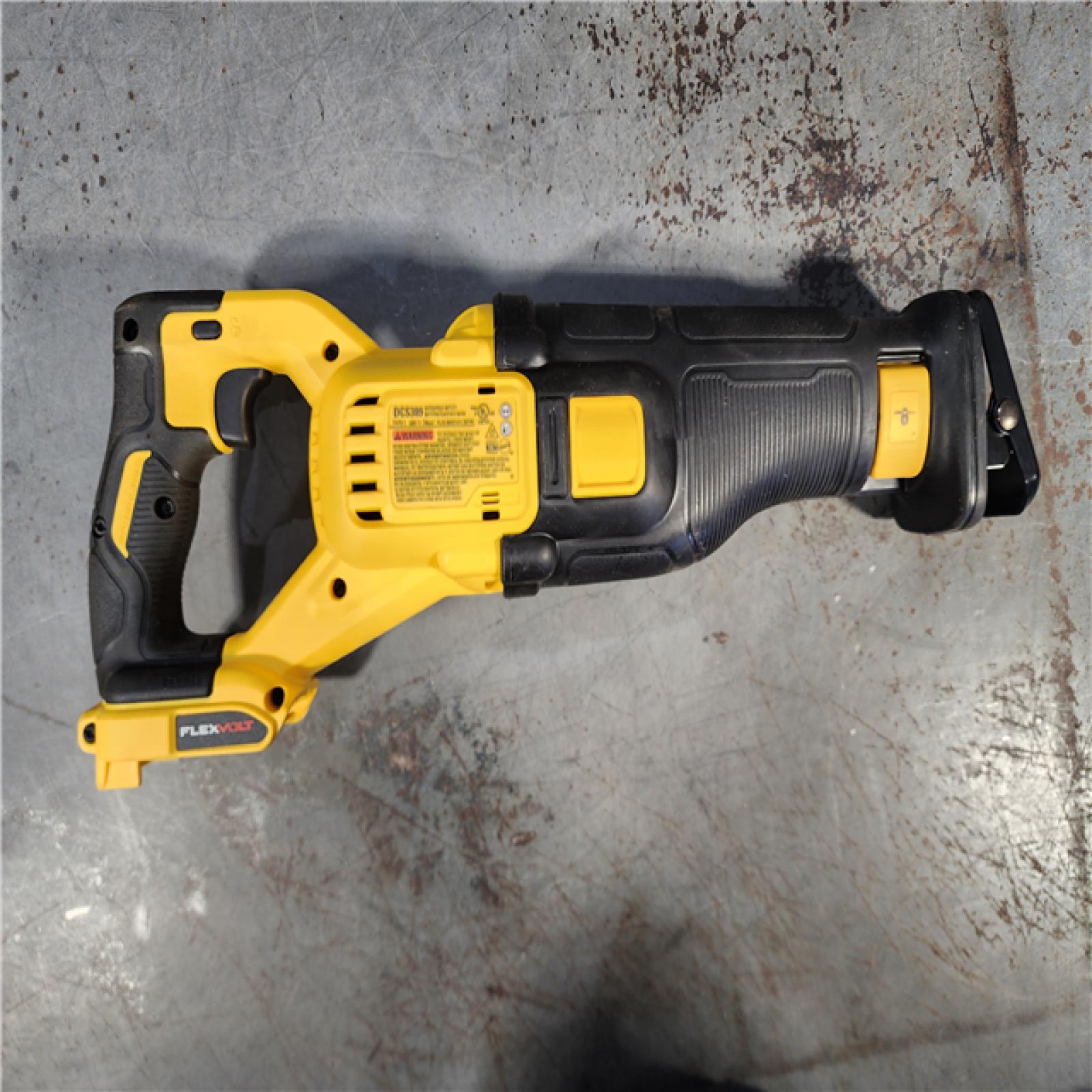 HOUSTON LOCATION - AS-IS DeWalt DCS389B FLEXVOLT 60V MAX Cordless Brushless Reciprocating Saw (Tool-Only)