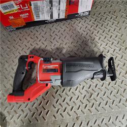 HOUSTON LOCATION - AS-IS (APPEARS LIKE NEW) Milwaukee M18 Fuel 18V Brushless Super Sawzall Reciprocating Saw 2722-20 (Bare Tool)