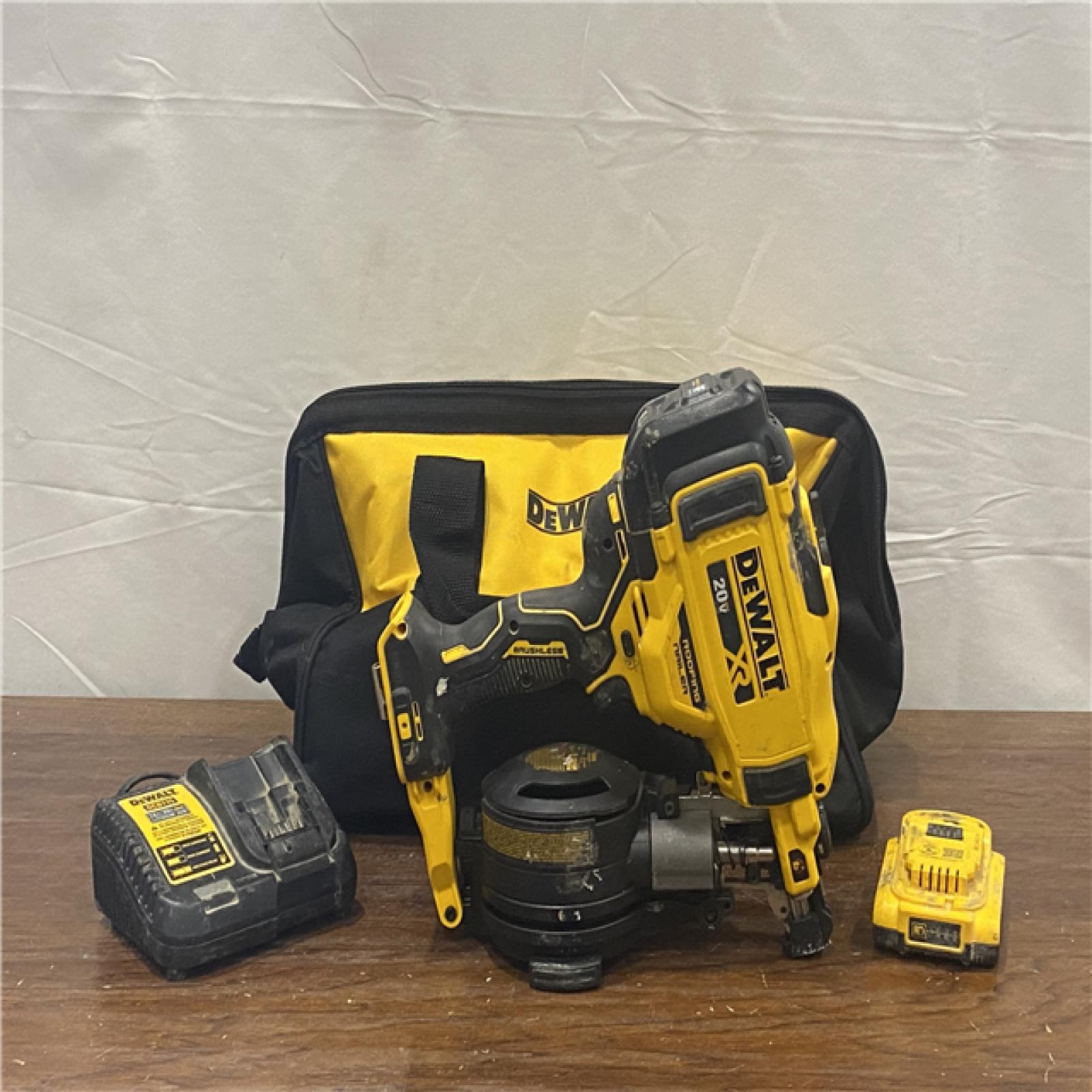 AS-IS DEWALT 20V MAX Roofing Nailer And Cnarger