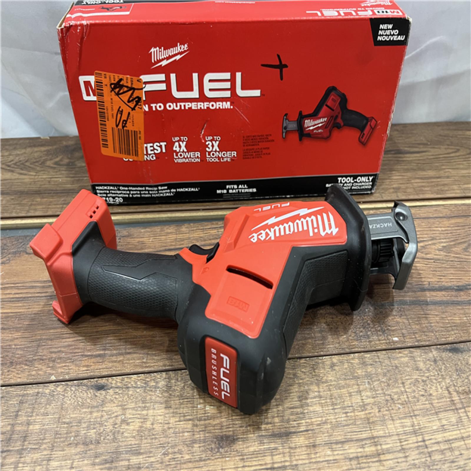 AS-IS MILWAUKEE M18 FUEL 18V Lithium-Ion Brushless Cordless HACKZALL Reciprocating Saw (Tool-Only)