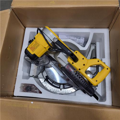 GOOD DeWalt 15 Amp Corded 12 in. Compound Double Bevel Miter Saw