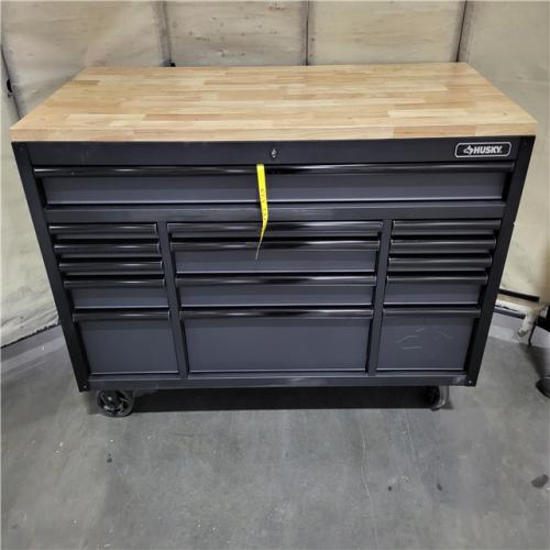 CALIFORNIA AS IS husky professional duty 61 in.15 drawer workbench